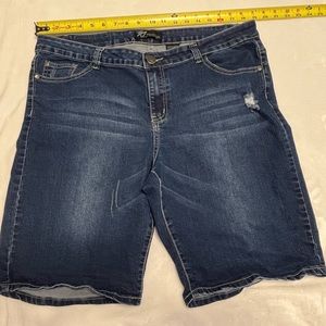 👖🩳 Rock & Royal Classic Denim Size 20 Blue Jean Shorts